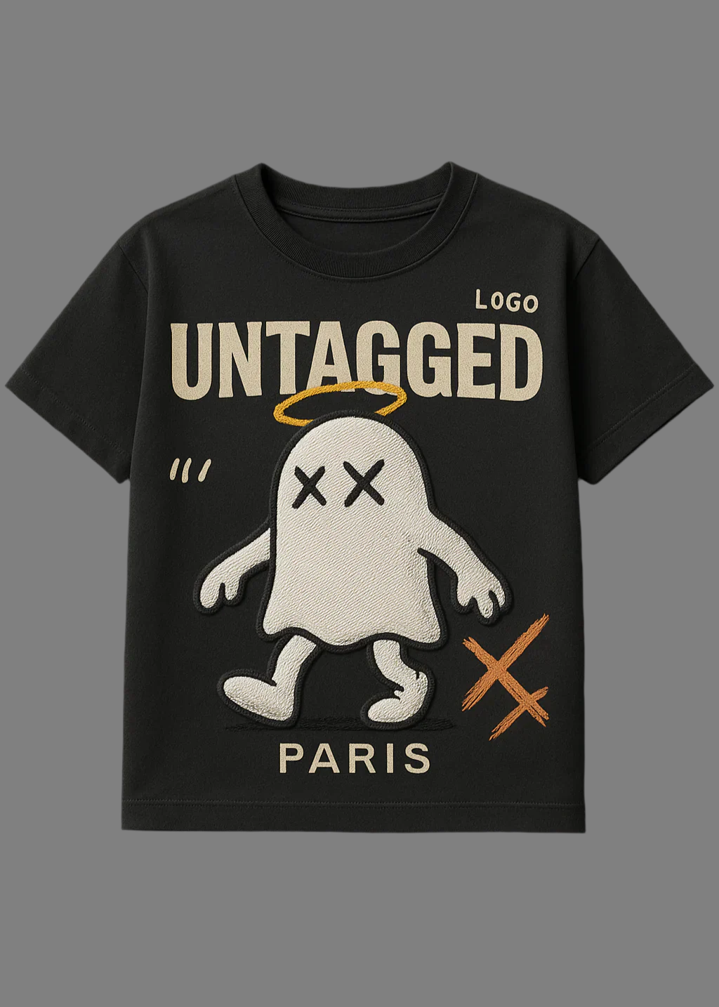 GhostX 'Paris' Tee - Black