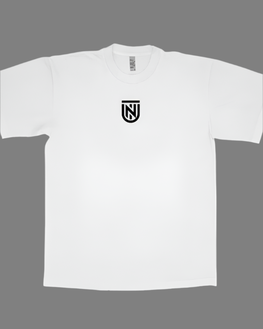 UNT Emblem BasiX Tee - White