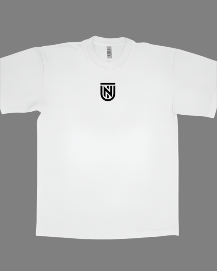 UNT Emblem BasiX Tee - White