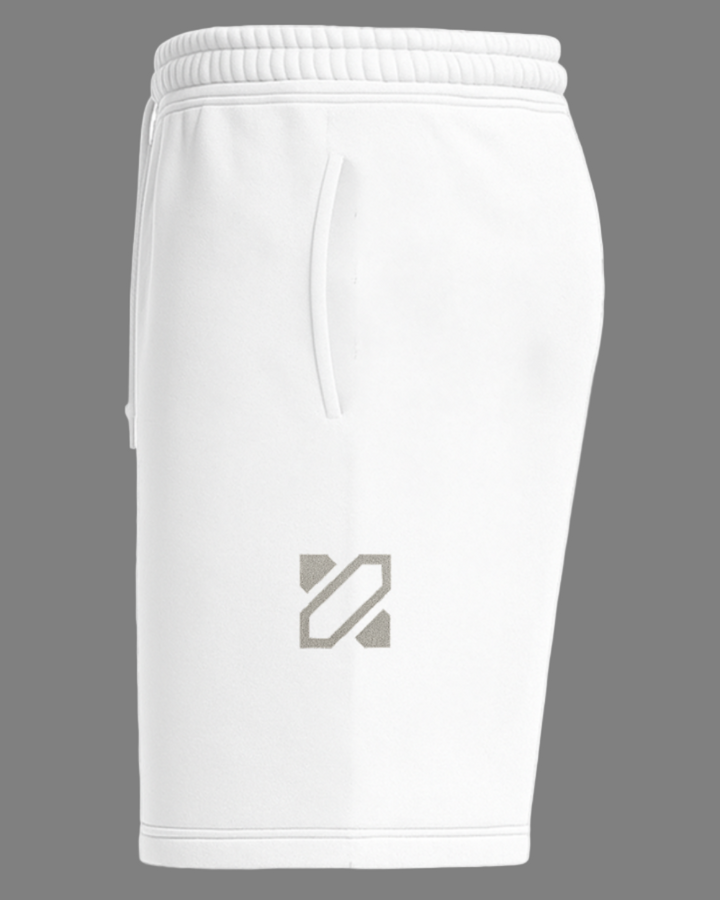 UNT Classix Fleece Shorts - White