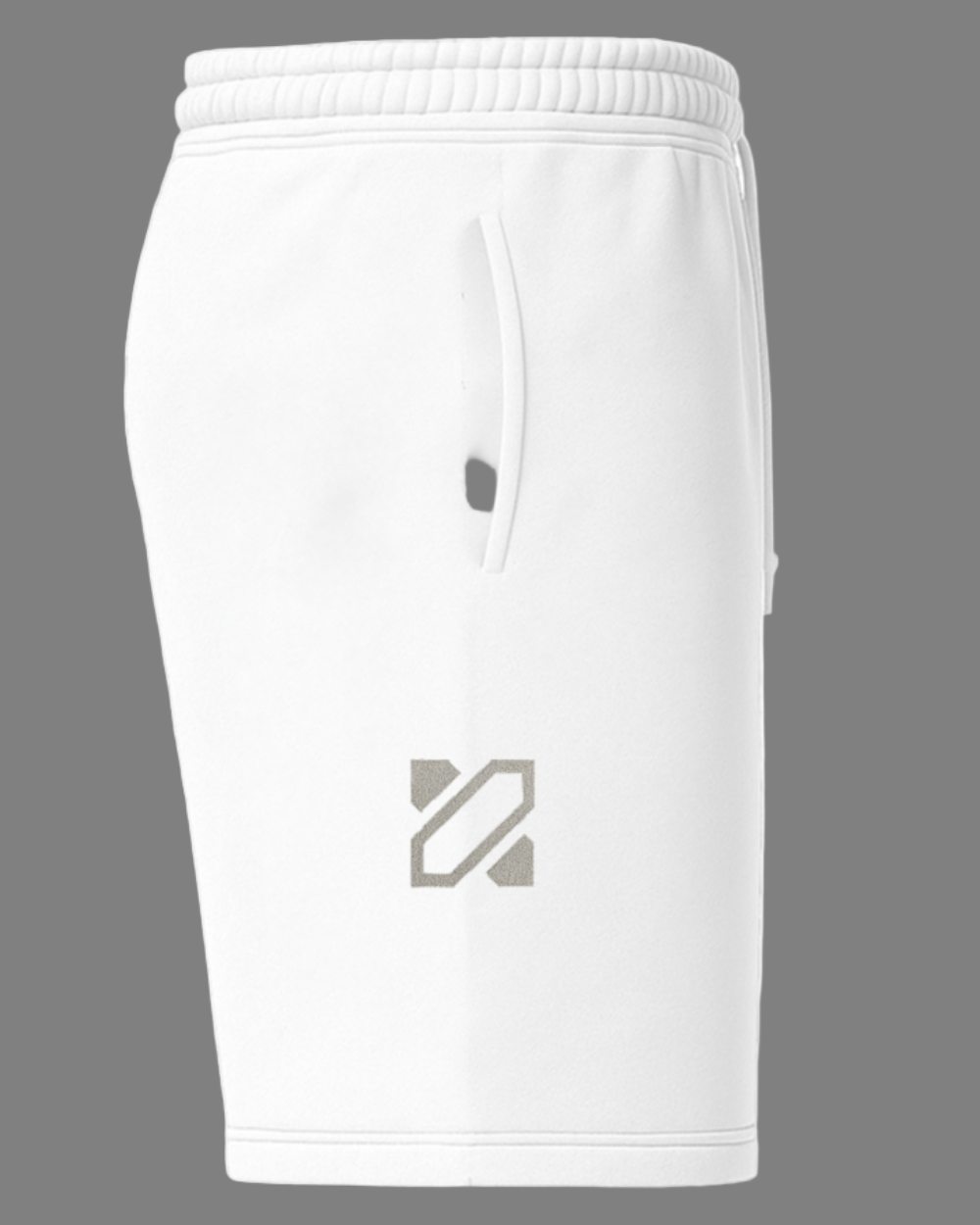 UNT Classix Fleece Shorts - White
