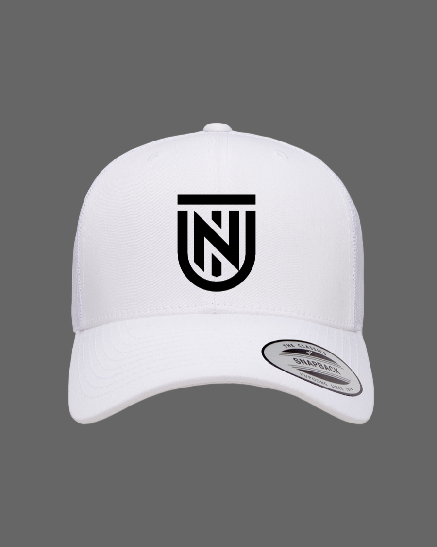 UNT Black Emblem Trucker Cap