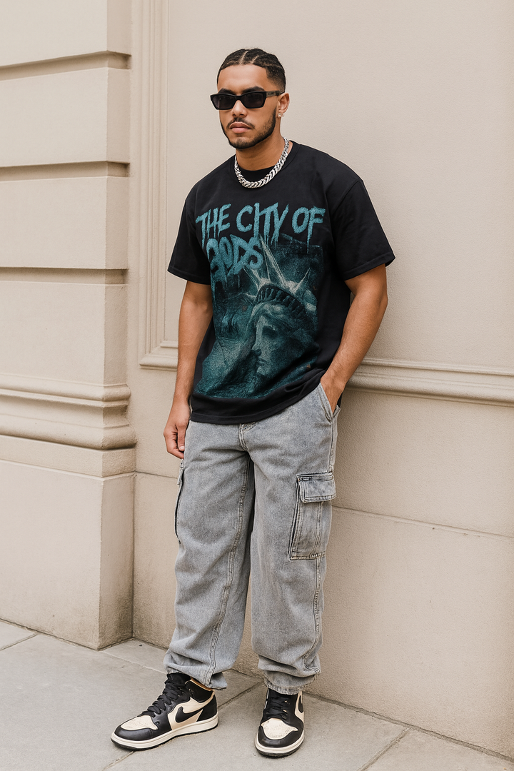 'City of Gods' GraphiX Tee - Black Edge