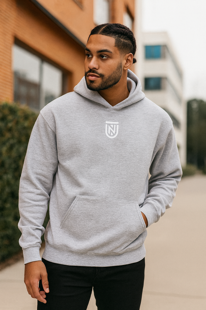 UNT White Emblem ClassiX Hoodie