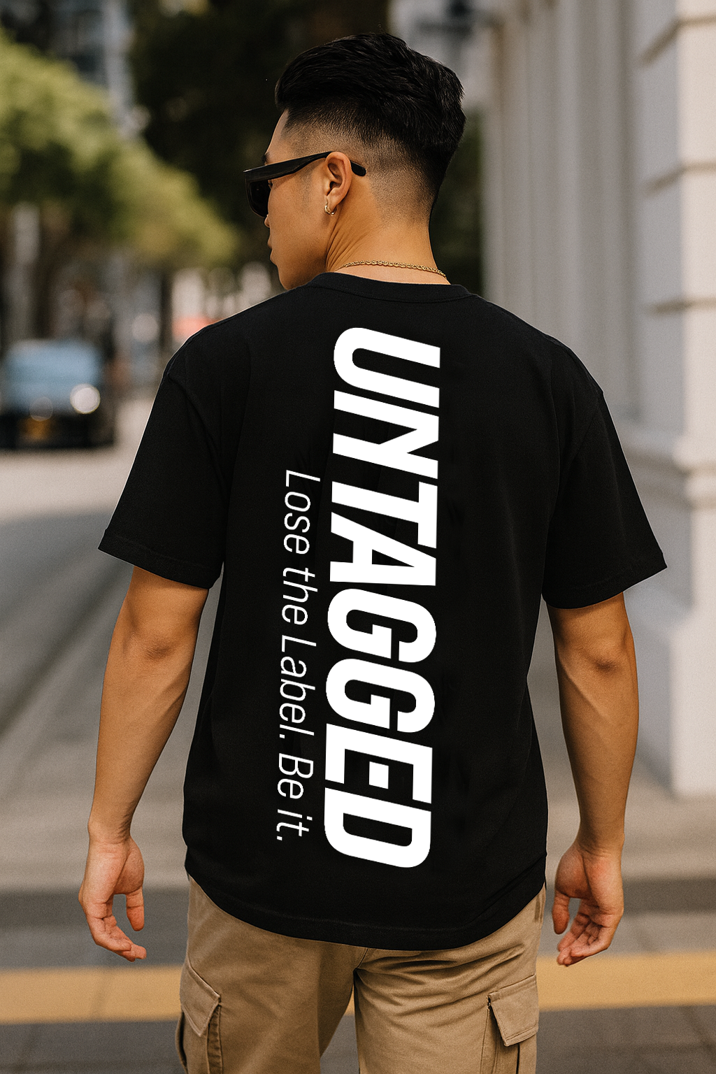 UNT Emblem BasiX Tee - Black Edge