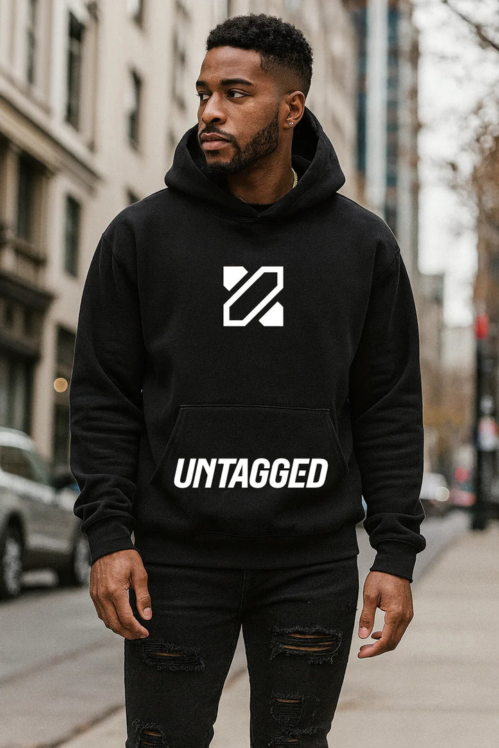 UNT Icon Logo ClassiX Hoodie - Black Edge