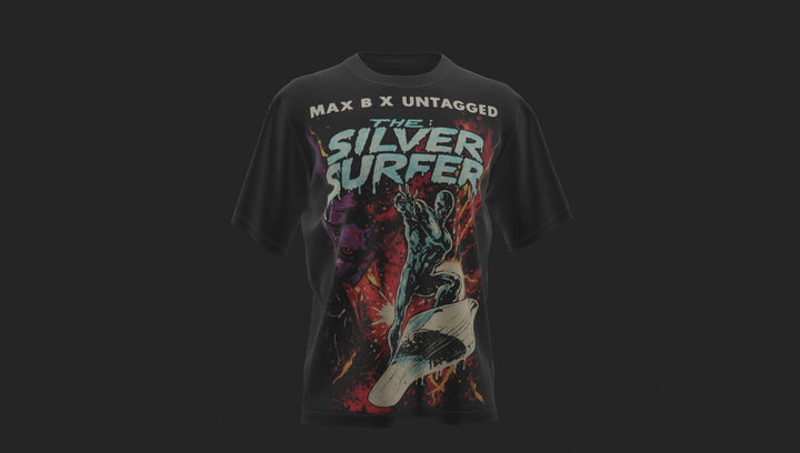 Max B x UNT 'Silver Surfing' GraphiX Tee - Limited Release